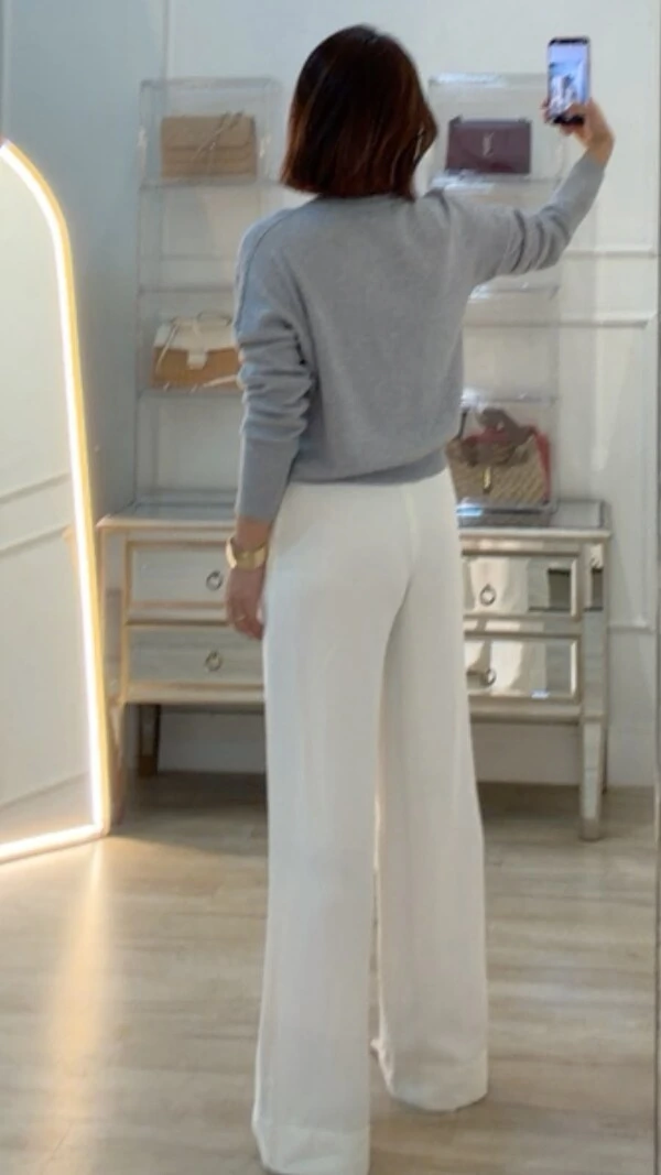 Blusa Tricot Texturizada Fernanda Nervuras Em Zigue E Zague