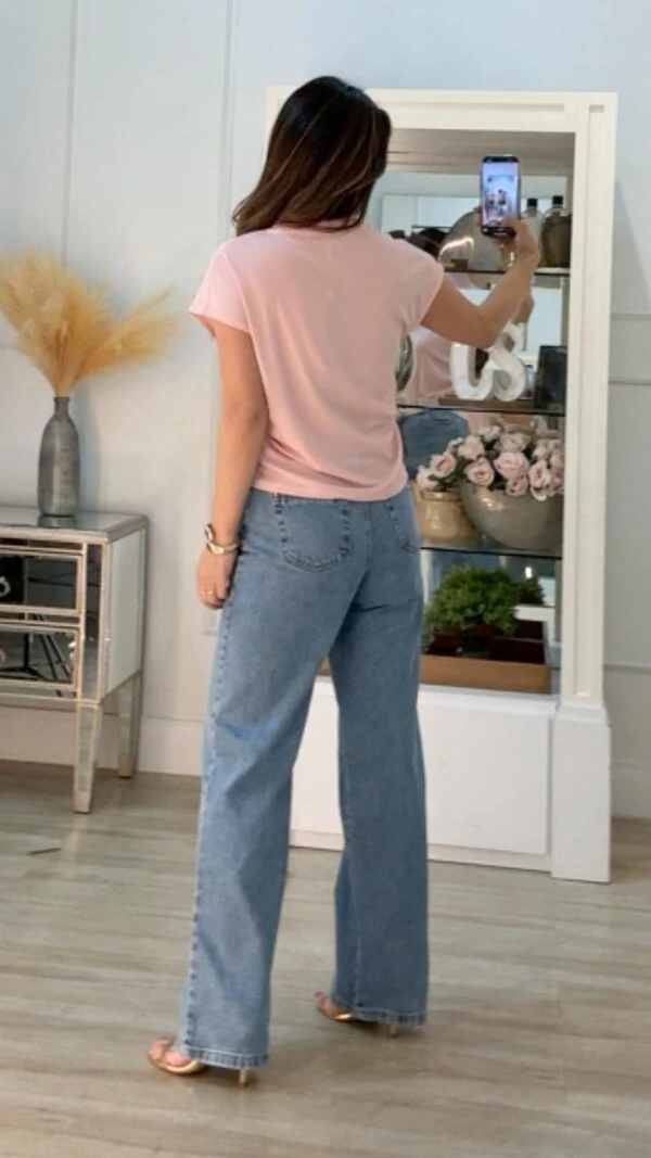 Blusa Ampla Steff Canelada Com Detalhes Texturizados