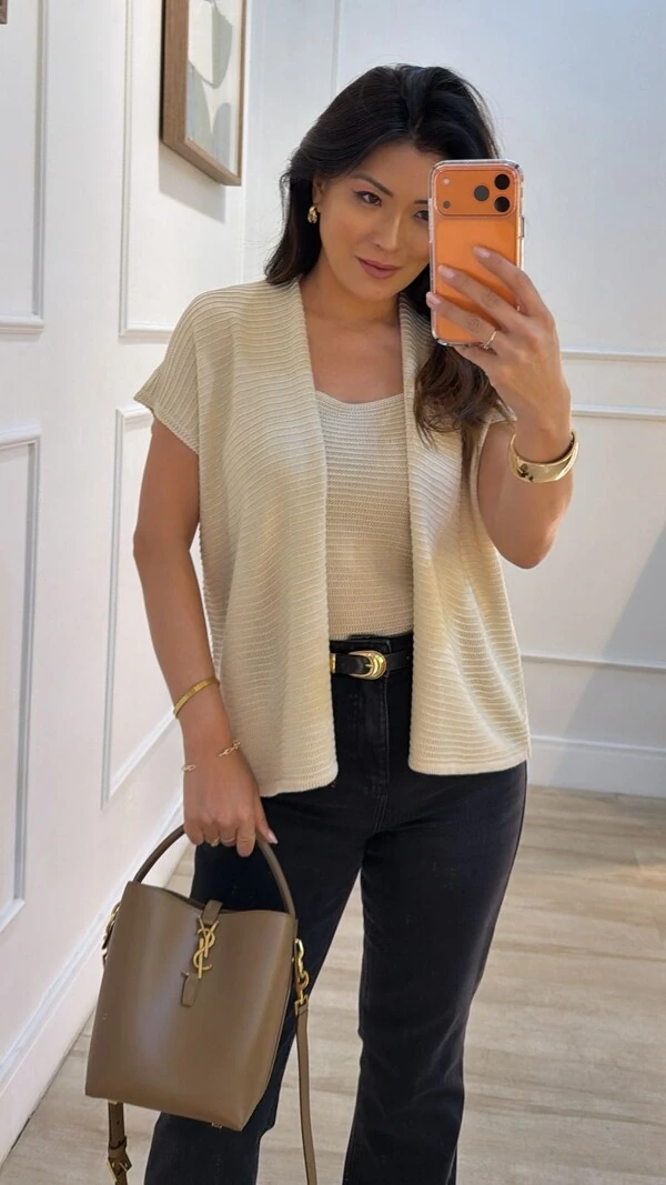 Twin Set Tricot Mariana Kimono & Regata