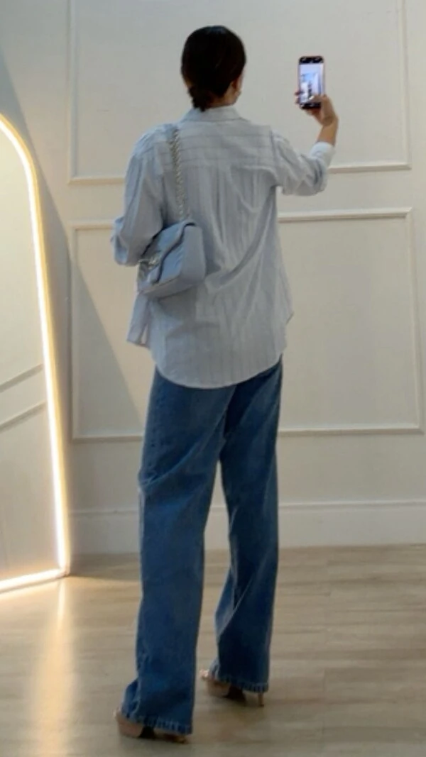 Camisa Texturizada Patricia Com Entremeios