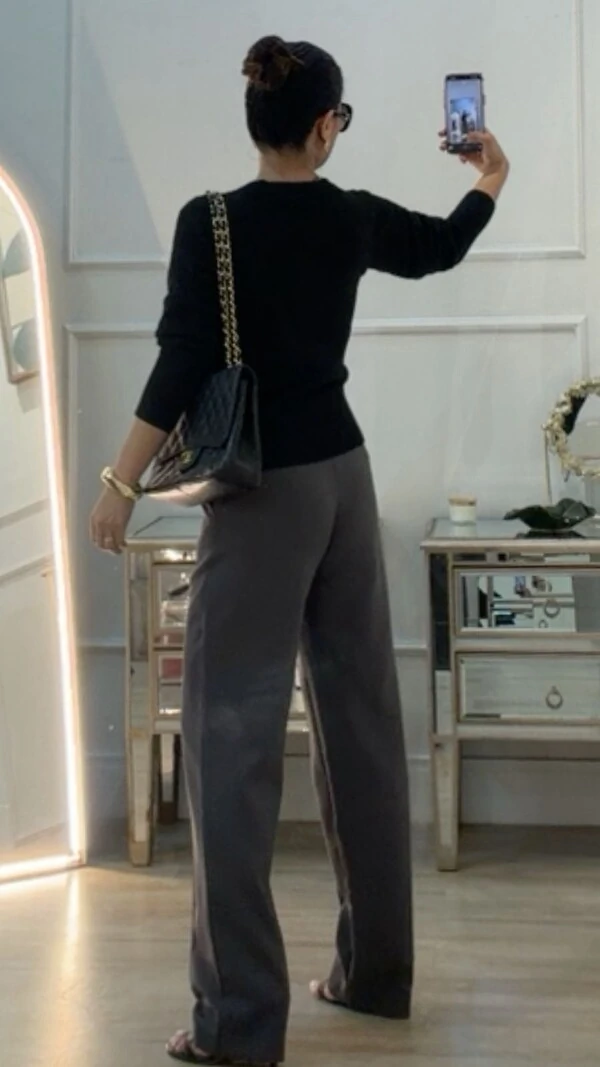 Blusa Tricot Pandora Corações Em Relevo Frontais E Nas Mangas