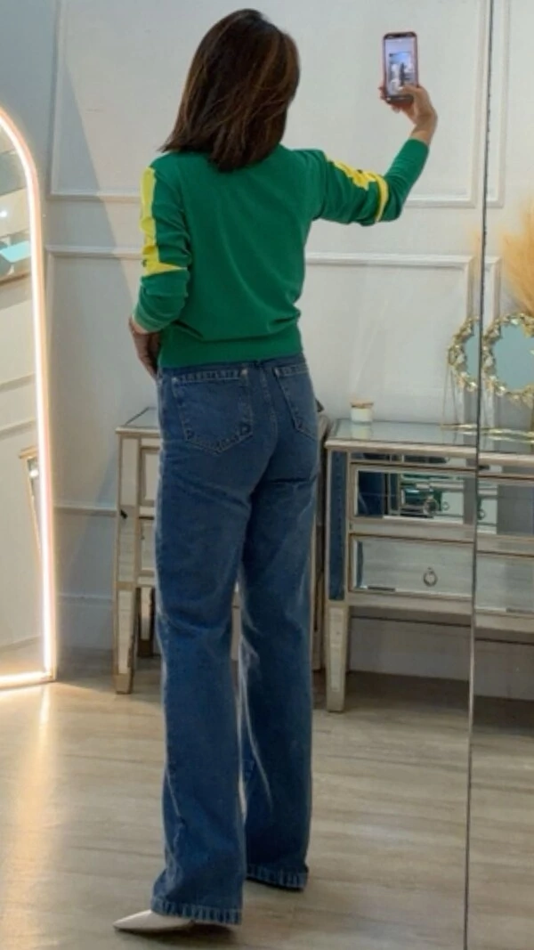 Suéter Tricot Brasil Patricia Zíper Prata