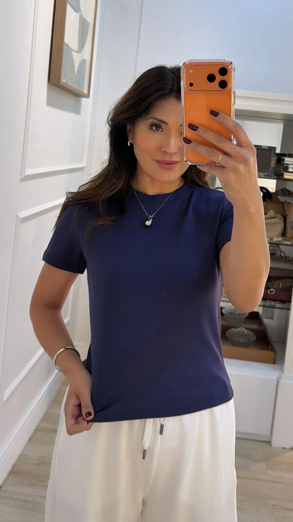 Blusa Básica De Malha Milena