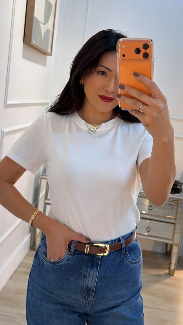 Blusa De Malha Antonella Gola Careca