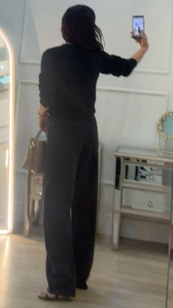 Blusa tricot Texturizada Suely Punhos E Barrado Largos Canelados