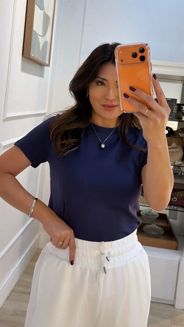 Blusa Básica De Malha Milena