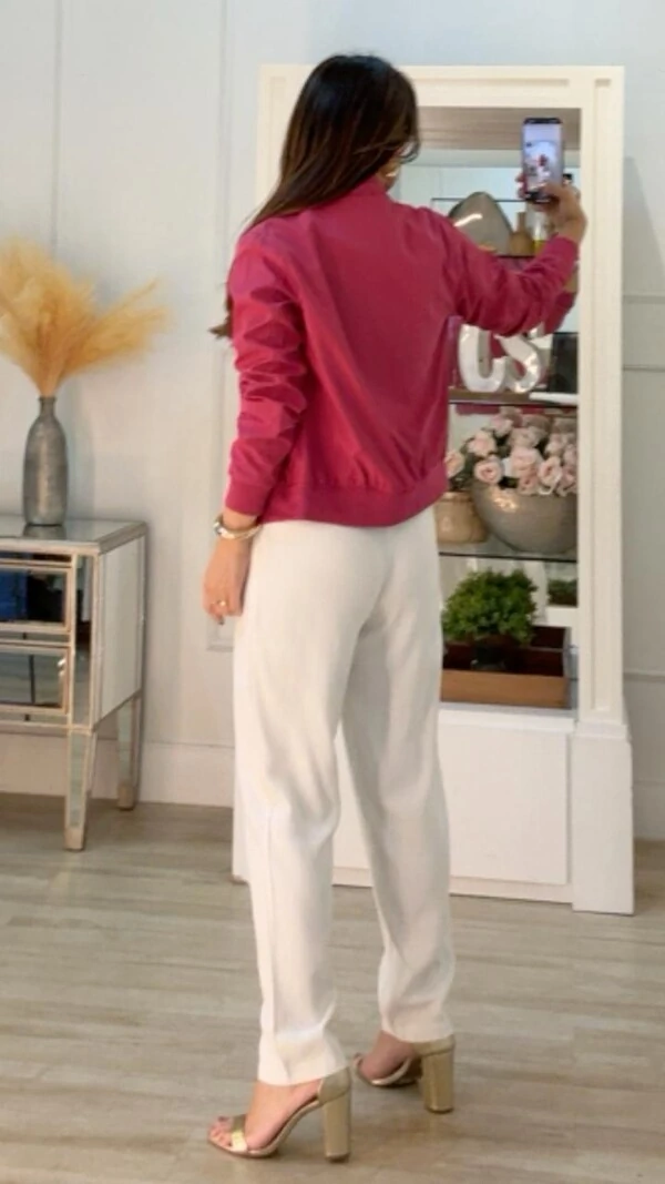 PRÉ-VENDA ENVIO ESTIMADO 28/11 Jaqueta Corta Vento Amabel Elastico No Barrado