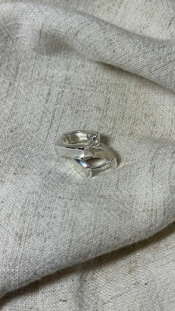 Brinco Argola Quadrada Média