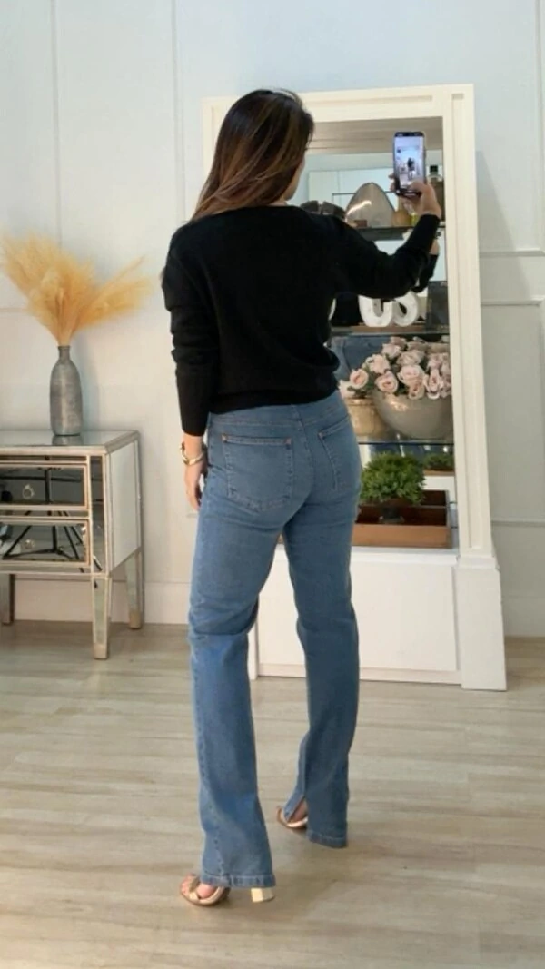 Blusa Tricot Janine Losango Duplo Com Nervura