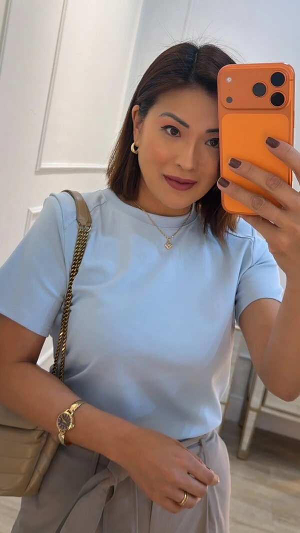 Blusa De Malha Lucy Com Ombreiras