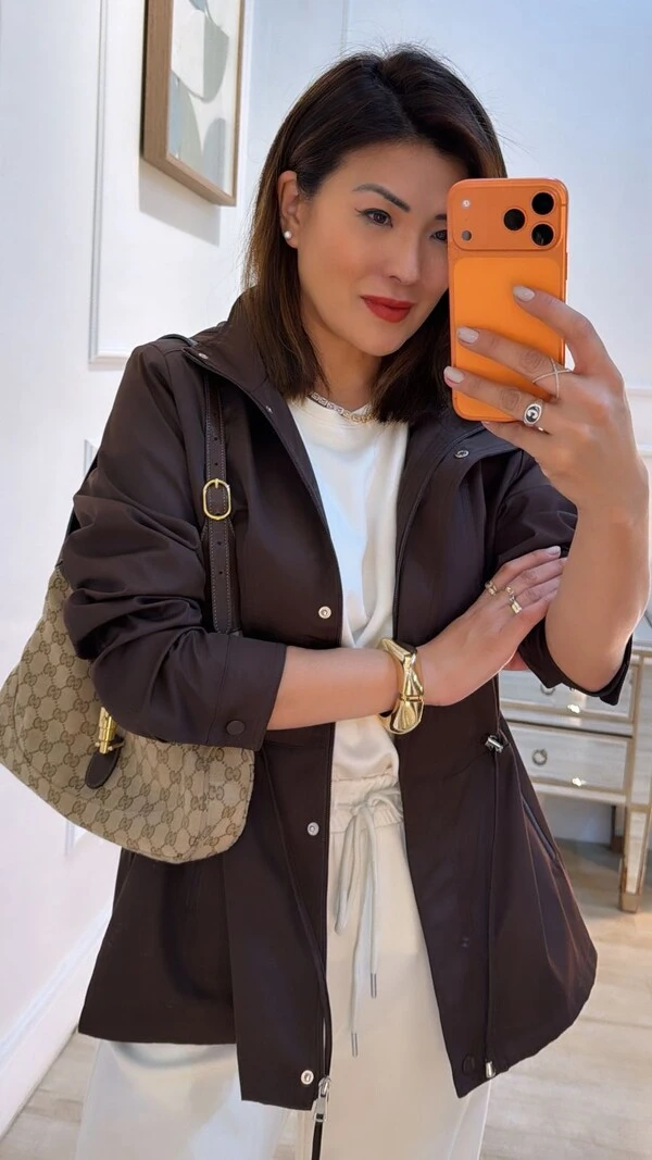 Parka Casaco Amanda Capuz Removível
