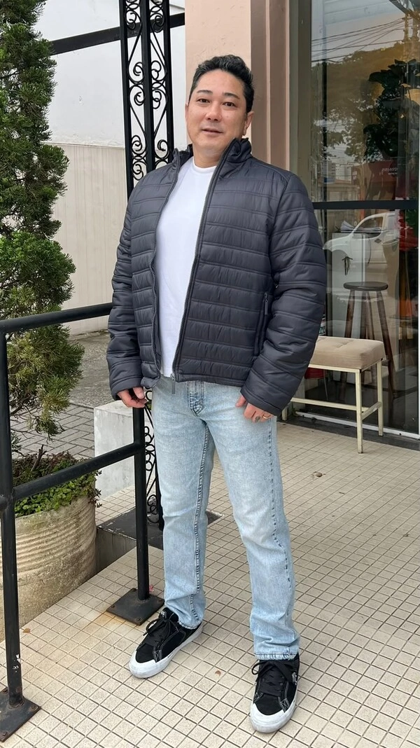 Jaqueta Casaco Nylon Renato Forro Peluciado
