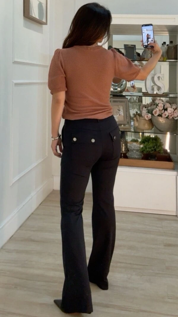 Blusa Tricot Amanda Mangas Princesas