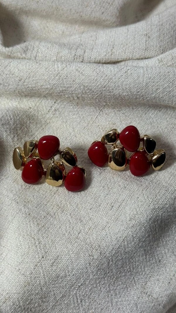 Brinco Pedras Bicolor