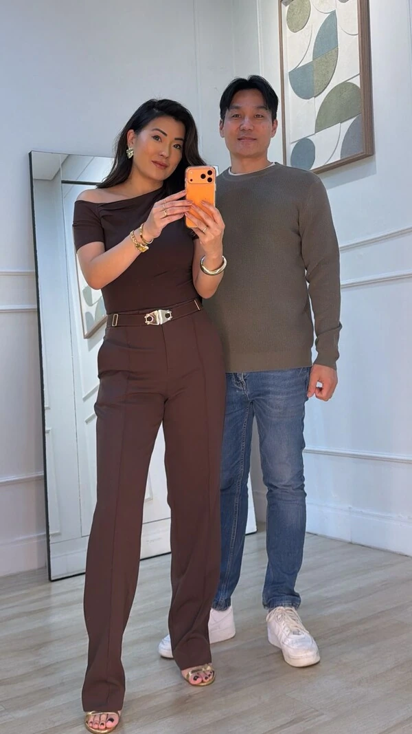 Blusa Tricot Ampla Rodrigo Gola Careca E Mangas Longas