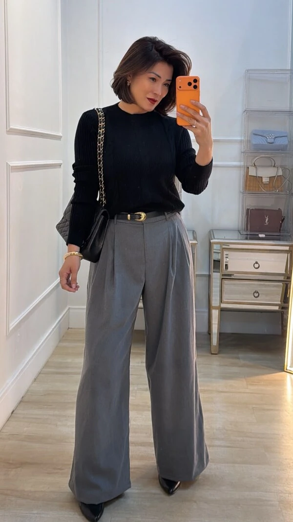Blusa Tricot Texturas Na Diagonal Alana Trançados Triplos