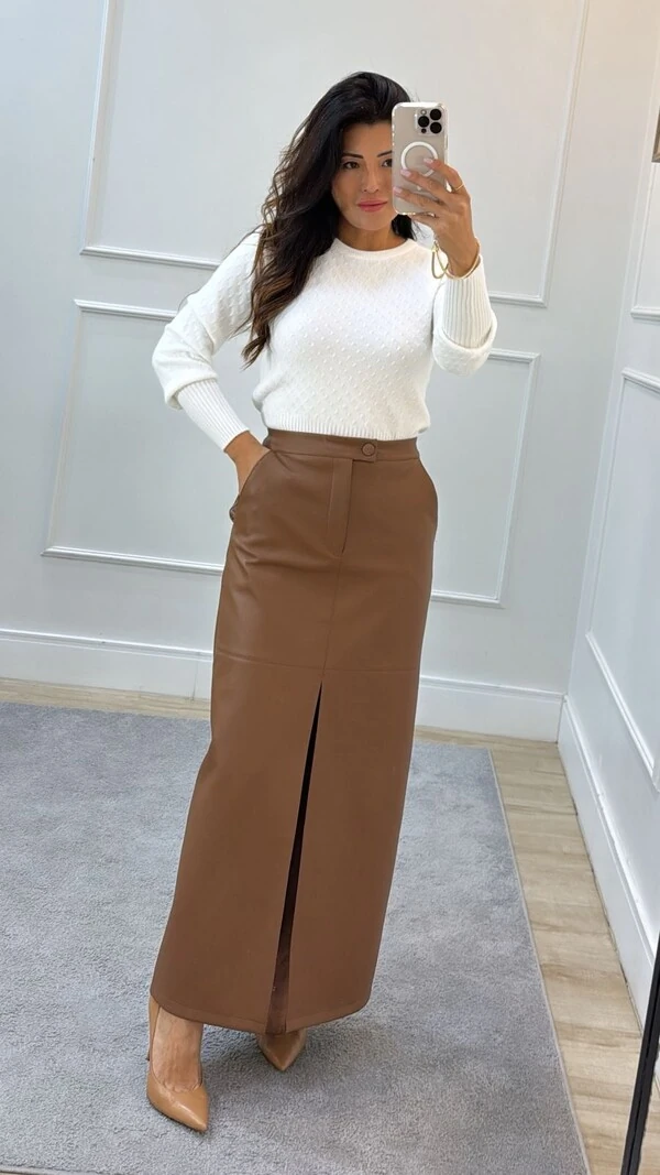 Blusa Tricot Losangos Texturizados Roberta Punhos Largos