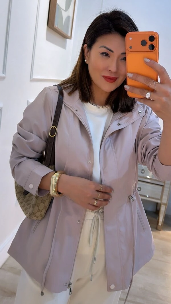 Parka Casaco Amanda Capuz Removível