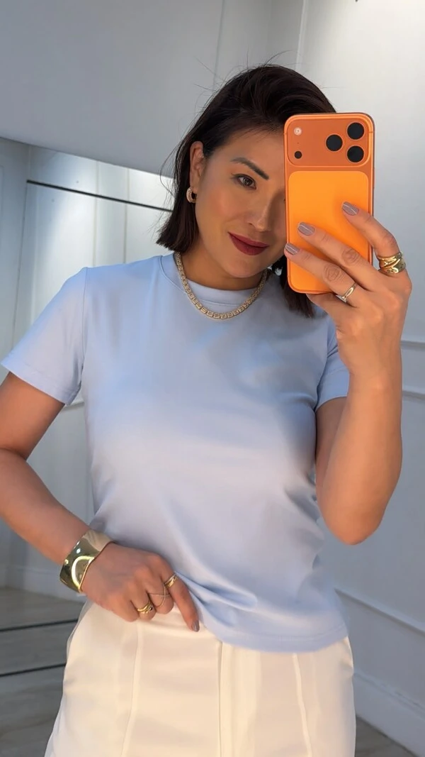 Blusa De Malha Joyce Texturas Caneladas