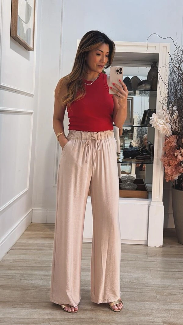 Blusa Regata Cavada Canelada Chloe