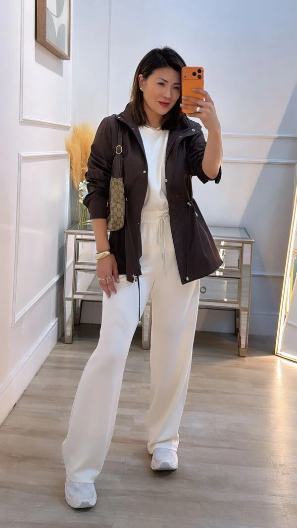 Parka Casaco Amanda Capuz Removível