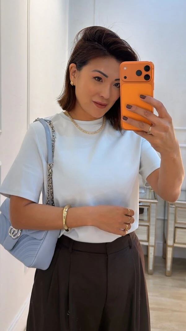 Blusa De Malha Básica Suellen Mangas Curtas
