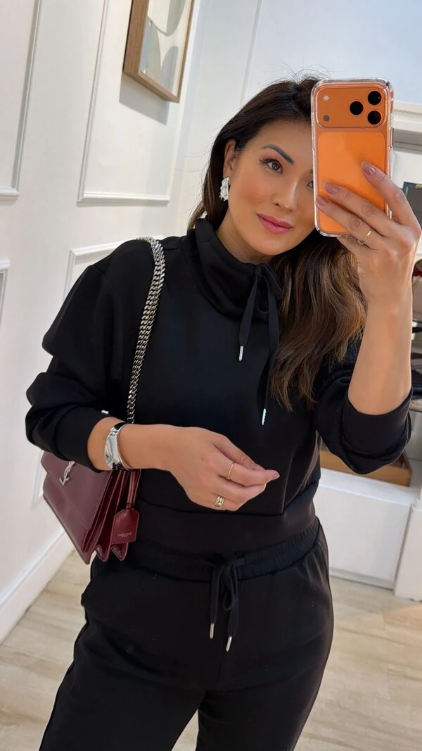 Conjunto Moletom Aline Blusa E Calça Jogger