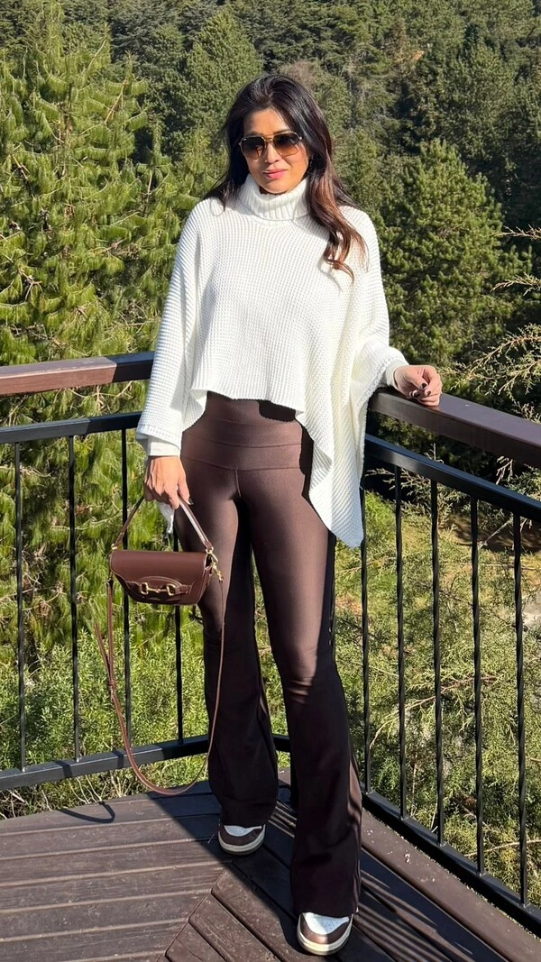 Calça Flare Pilar Power Pala Tripla