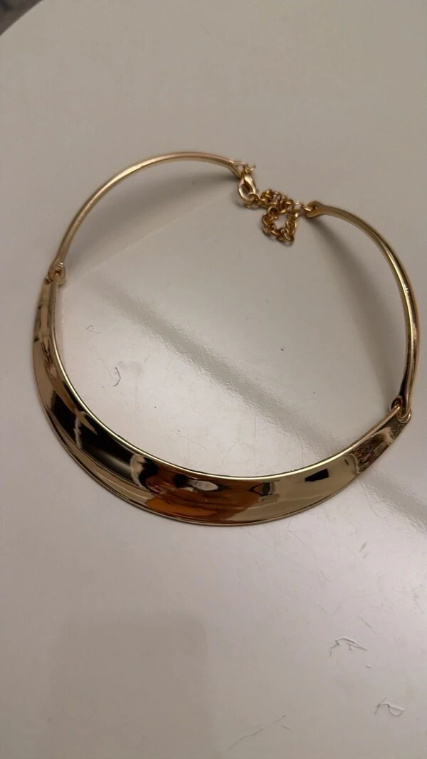 Colar Choker Maleável Aro Liso
