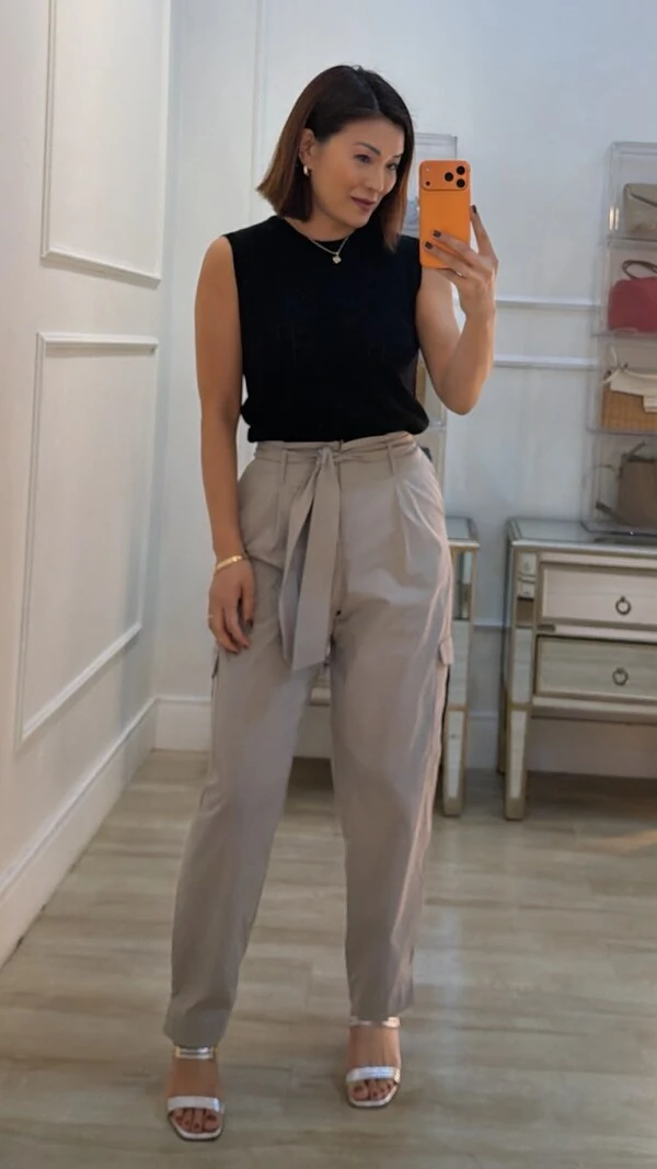 Blusa Regata Tricot Luana Com Entremeios