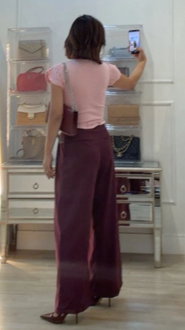Blusa Tricot Com Entremeios Gola Alta Sandy Punhos E Barrado Ondulados