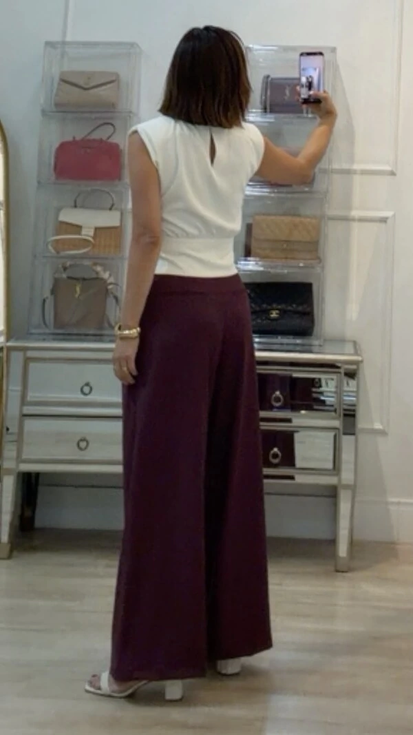 Cropped Muscle Alfaiataria Eliana Barrado Largo