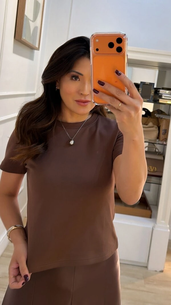 Blusa Básica De Malha Milena