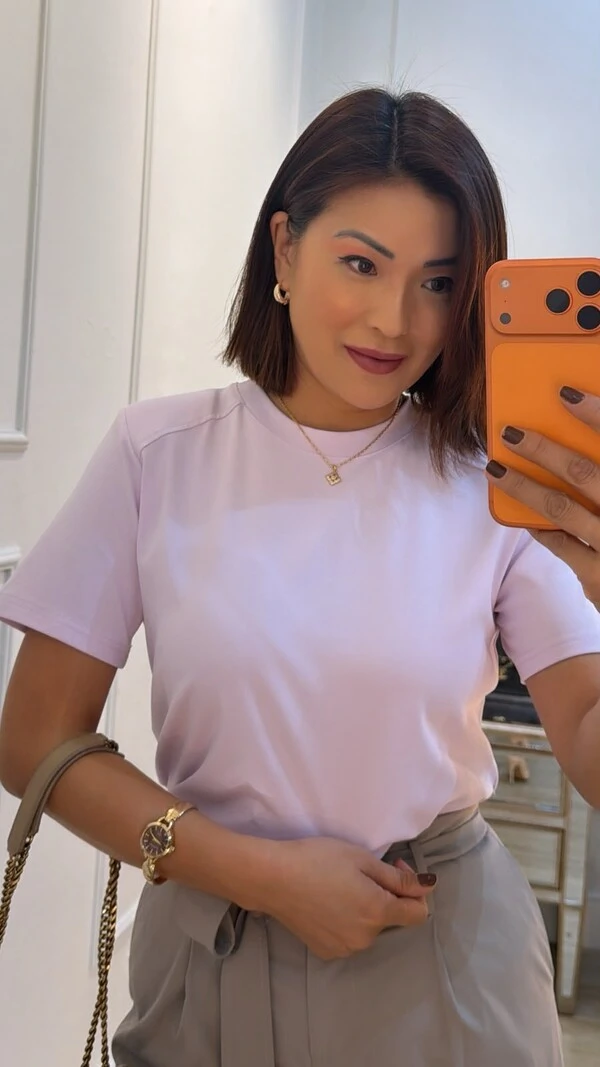 Blusa De Malha Lucy Com Ombreiras