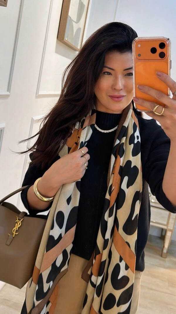 Lenço Animal Print