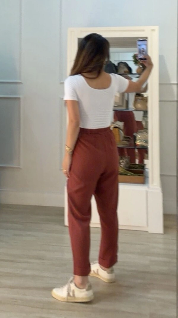 Blusa Suplex Decote Em U Brooke Mangas Curtas