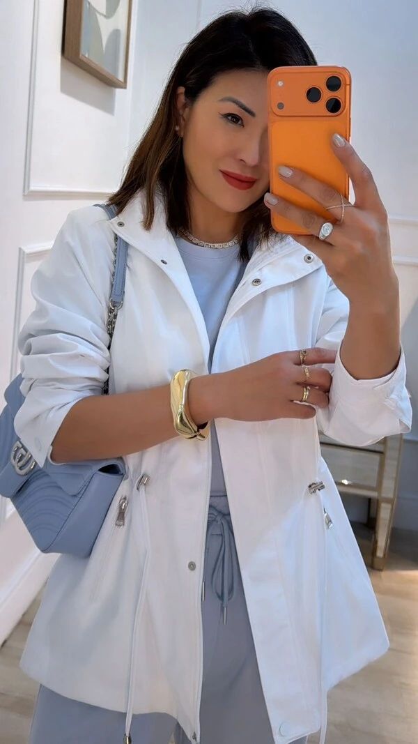 Parka Casaco Amanda Capuz Removível