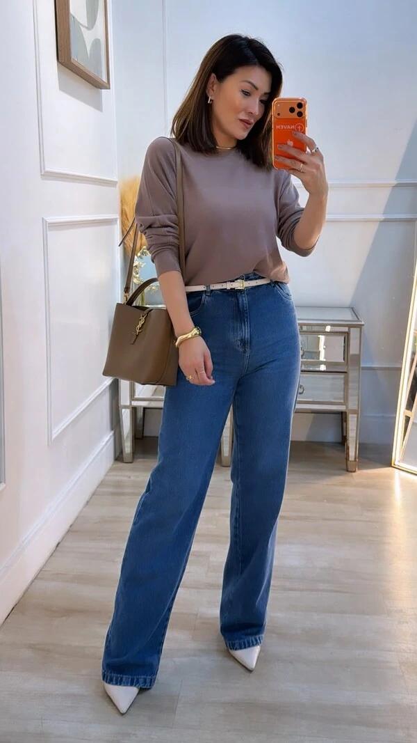 Blusa Tricot Mangas Longas Jussara Texturas Detalhe Vazado