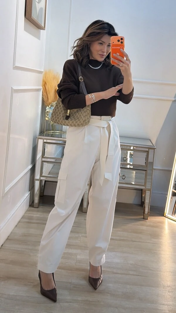 Blusa Morcego Tricot Dafne Punhos Largos