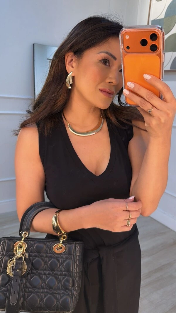 Brinco Grande Dupla Chapa Lisa