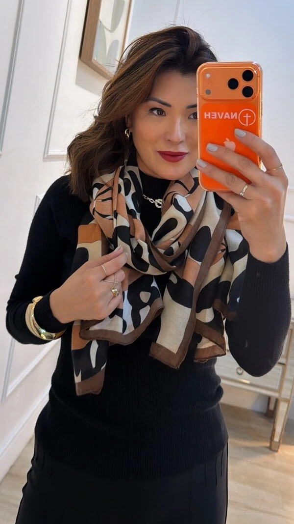 Lenço Animal Print