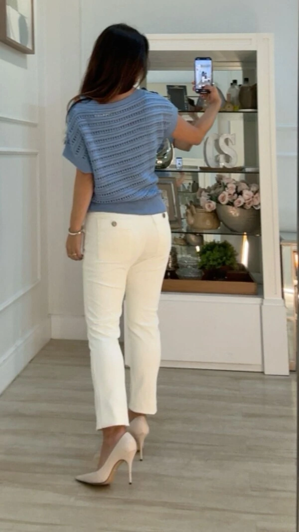 Kit 2 Peças Gisele Blusa Ampla Com Entremeios E Regata