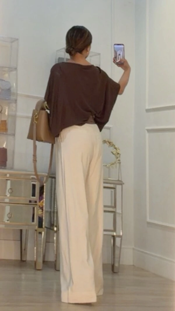 Blusa Ampla Texturizada Glaucia