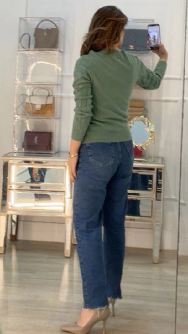 Blusa Tricot Rosangela Trançados Frontais