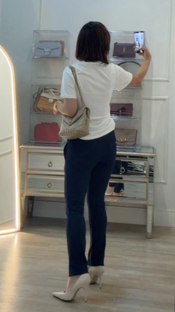 Calça Dafne Pala Larga Texturizada