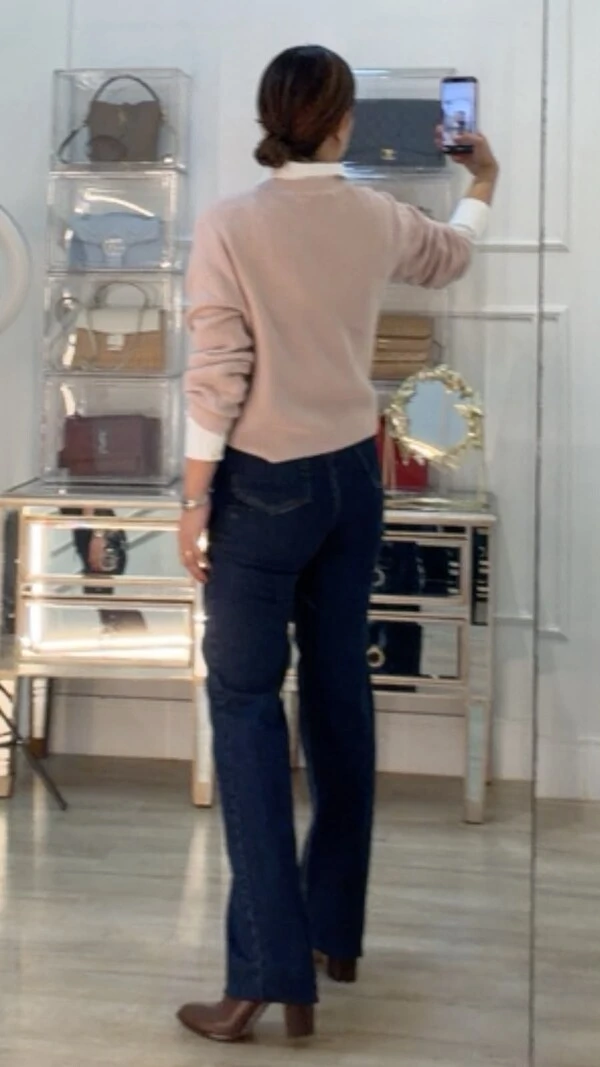 Blusa Tricot Canelado Olga Detalhe De Entremeios Nas Mangas