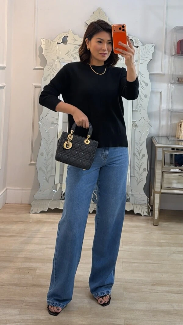 Blusa Tricot Alice Detalhe Faixa Com Nervura Canelada Frontal