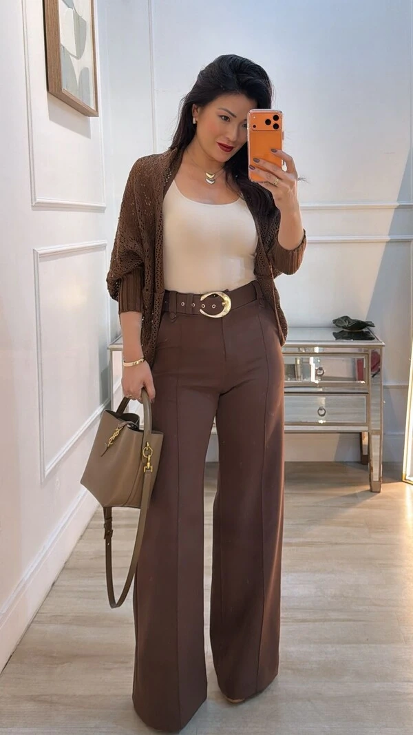 Kimono Capa Tricot Lulu Punhos Largos Canelados