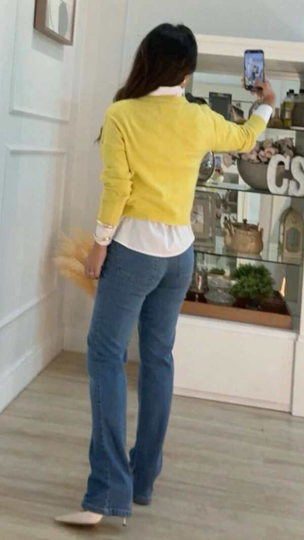 Blusa Tricot Juju Nervuras Horizontais