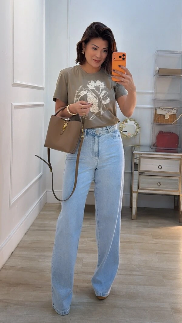 Blusa De Malha Yasmin Bordado Frontal